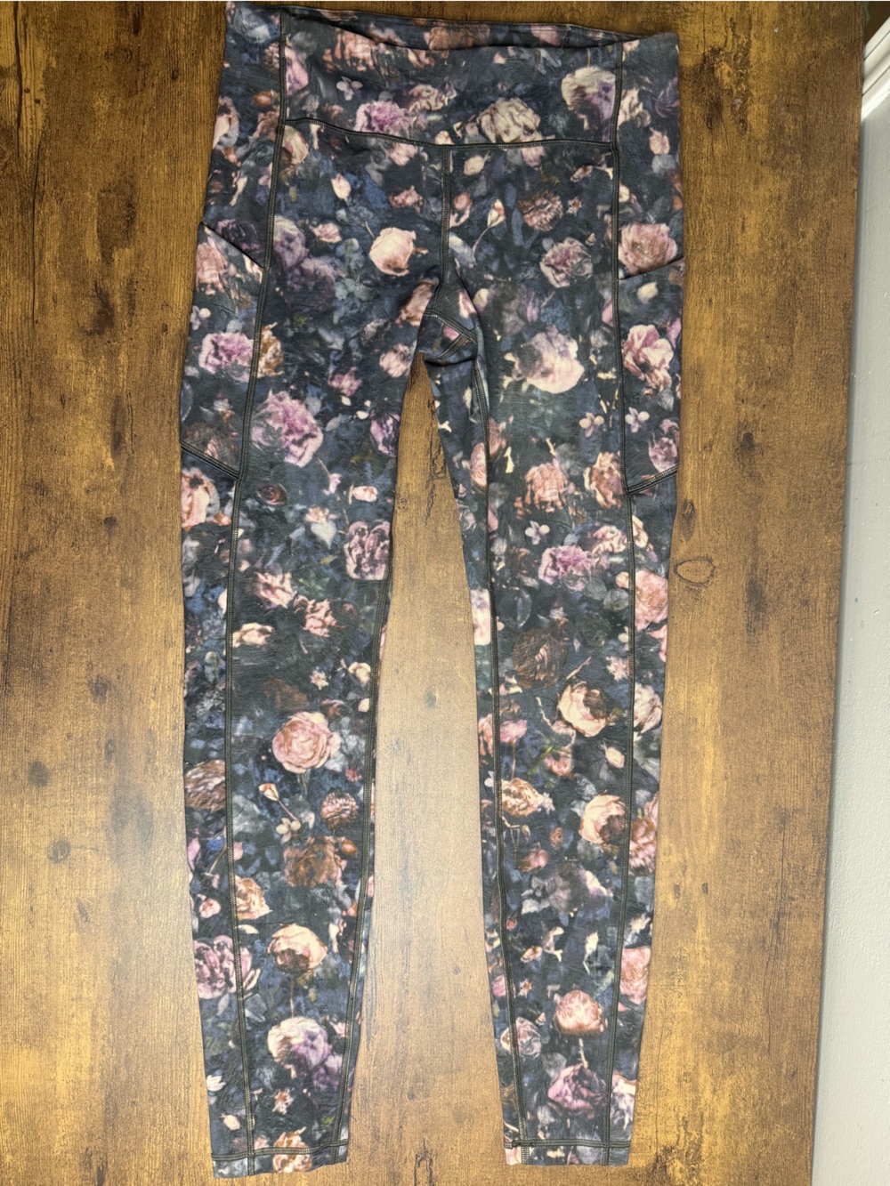 Lululemon Wunder Under Frosted Rose Multi Leggings Size 6